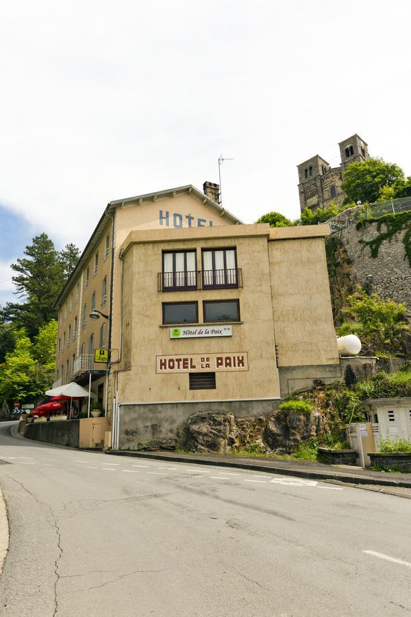 Logis Hotel De La Paix Saint-Nectaire Kültér fotó