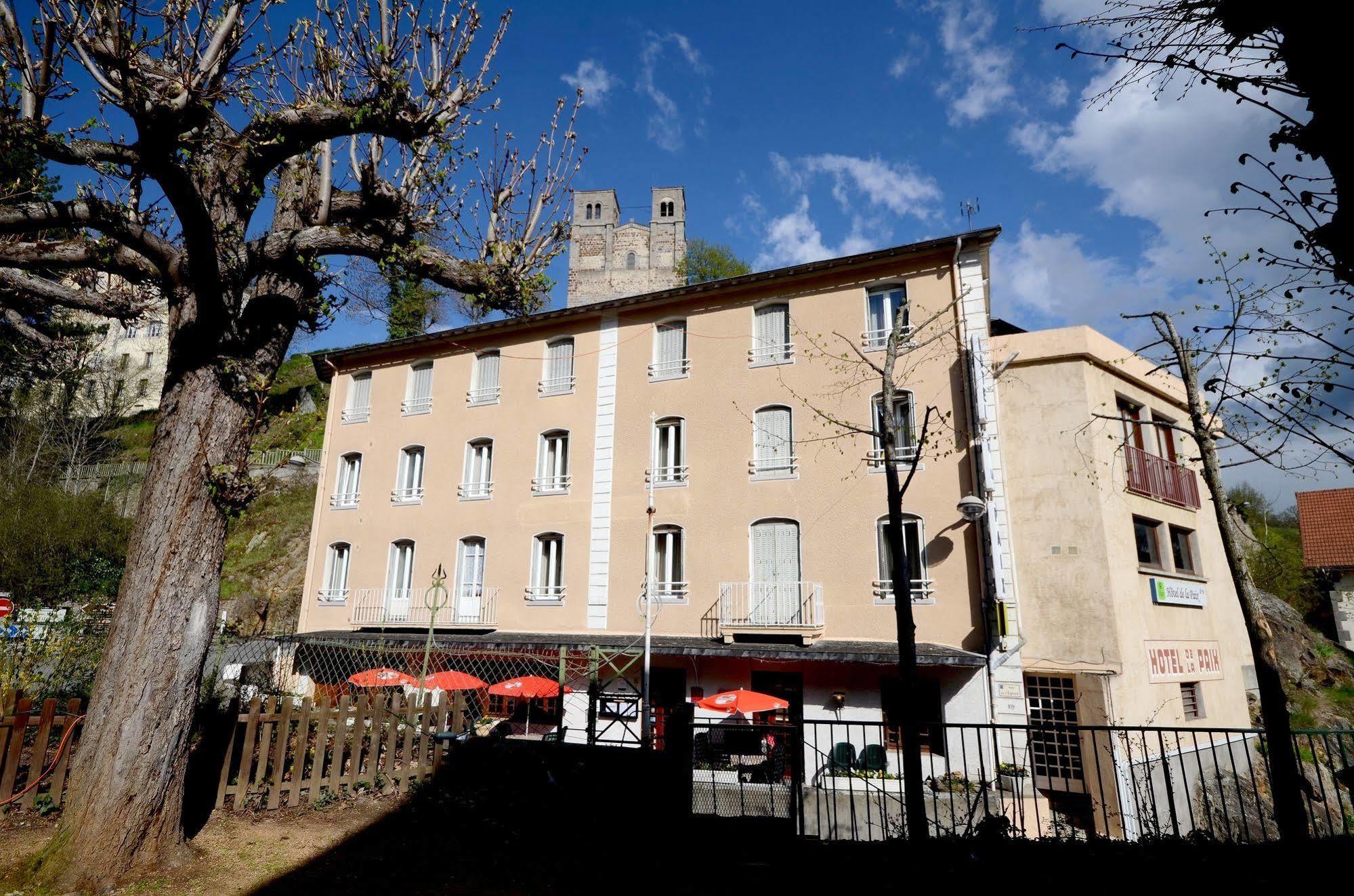 Logis Hotel De La Paix Saint-Nectaire Kültér fotó